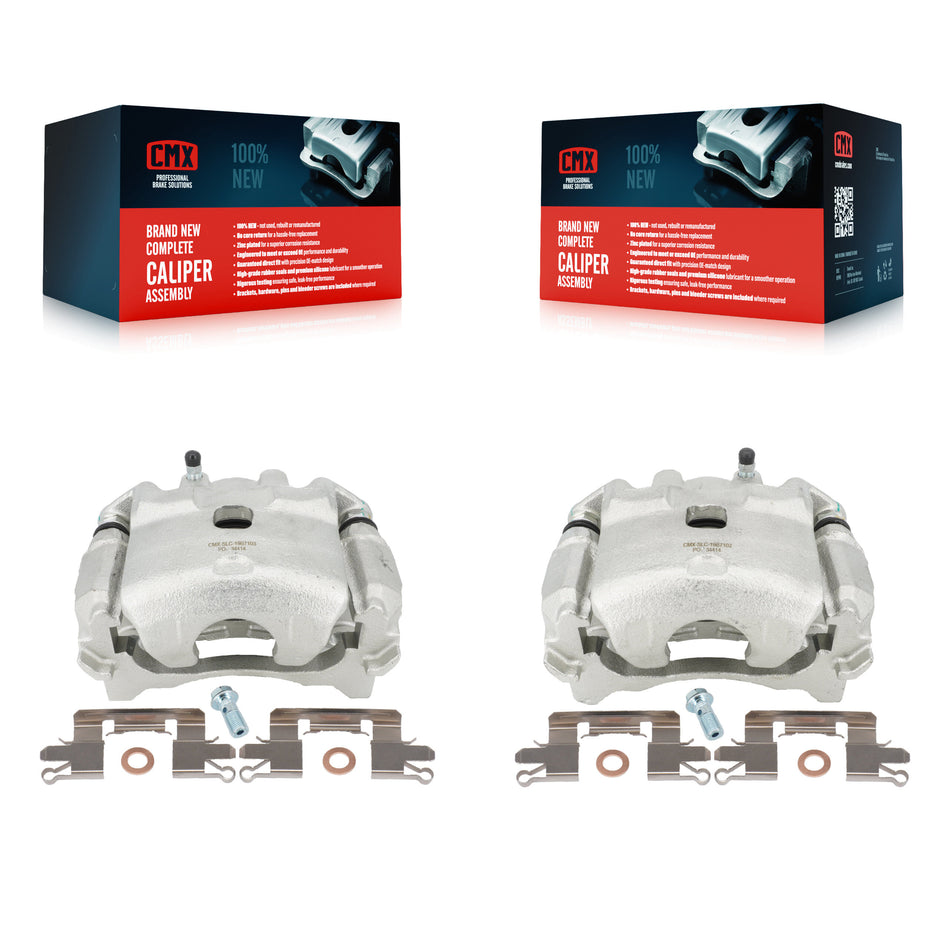 Front Disc Brake Caliper Assembly Left Right Side (Driver Passenger) Kit For Nissan Altima LEAF KBC-100261