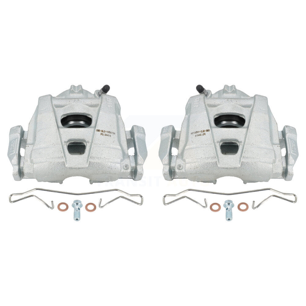 Front Disc Brake Caliper Assembly Left Right Side (Driver Passenger) Kit For Volkswagen Passat Tiguan Audi Q3 Quattro Limited KBC-100262 by CMX