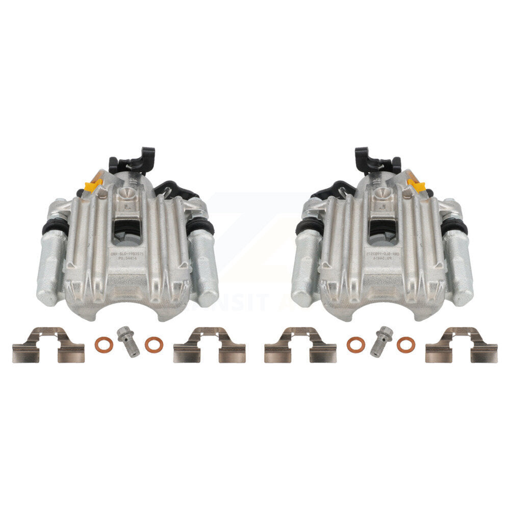 Rear Disc Brake Caliper Assembly Left Right Side (Driver Passenger) Kit For Volkswagen Jetta Audi TT Quattro City KBC-100292 by CMX