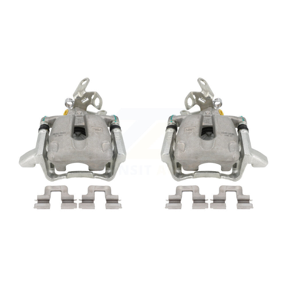 Rear Disc Brake Caliper Assembly Left Right Side (Driver Passenger) Kit For Volkswagen Jetta Rabbit GTI Golf Audi A3 Quattro KBC-100293 by CMX