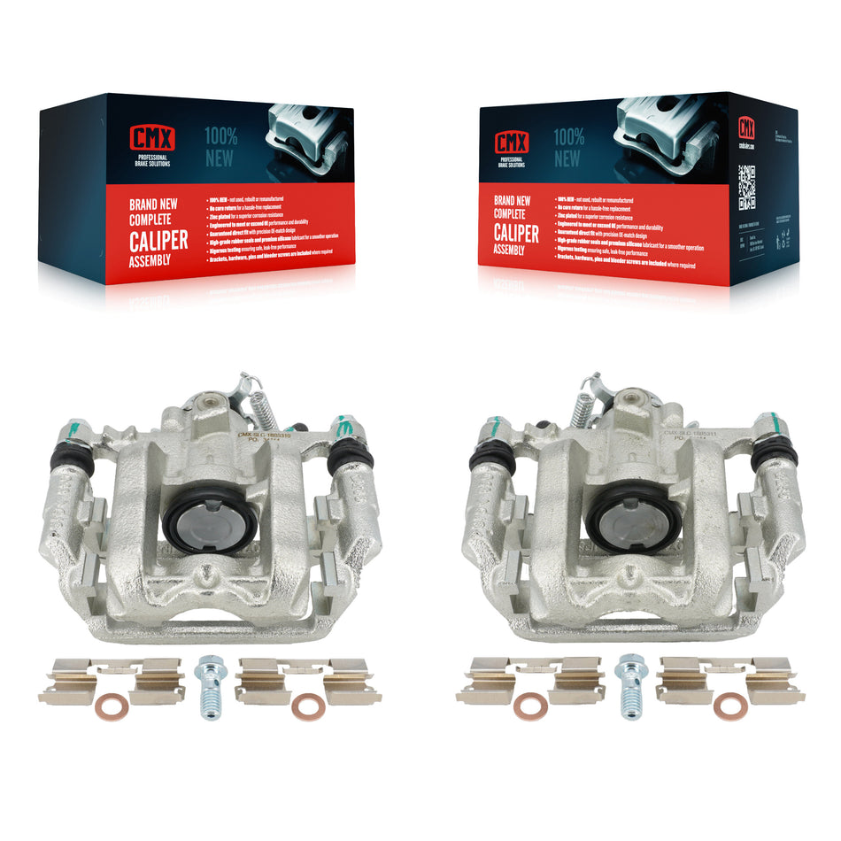 Rear Disc Brake Caliper Assembly Left Right Side (Driver Passenger) Kit For Chevrolet Cruze Limited KBC-100294