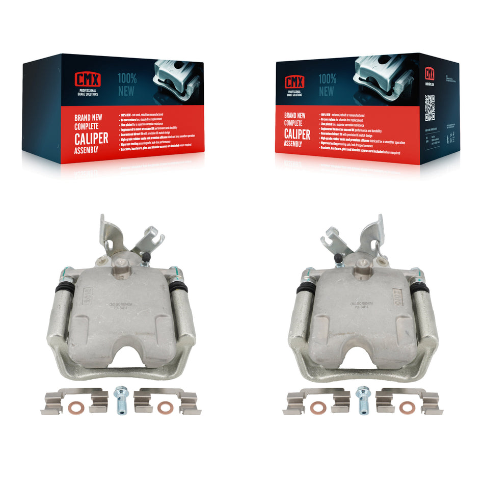 Rear Disc Brake Caliper Assembly Left Right Side (Driver Passenger) Kit For Chevrolet Impala Buick LaCrosse Malibu Regal Cadillac XTS KBC-100302