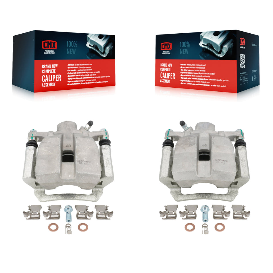 Rear Disc Brake Caliper Assembly Left Right Side (Driver Passenger) Kit For Toyota Highlander Sienna Lexus RX350 RX450h KBC-100317