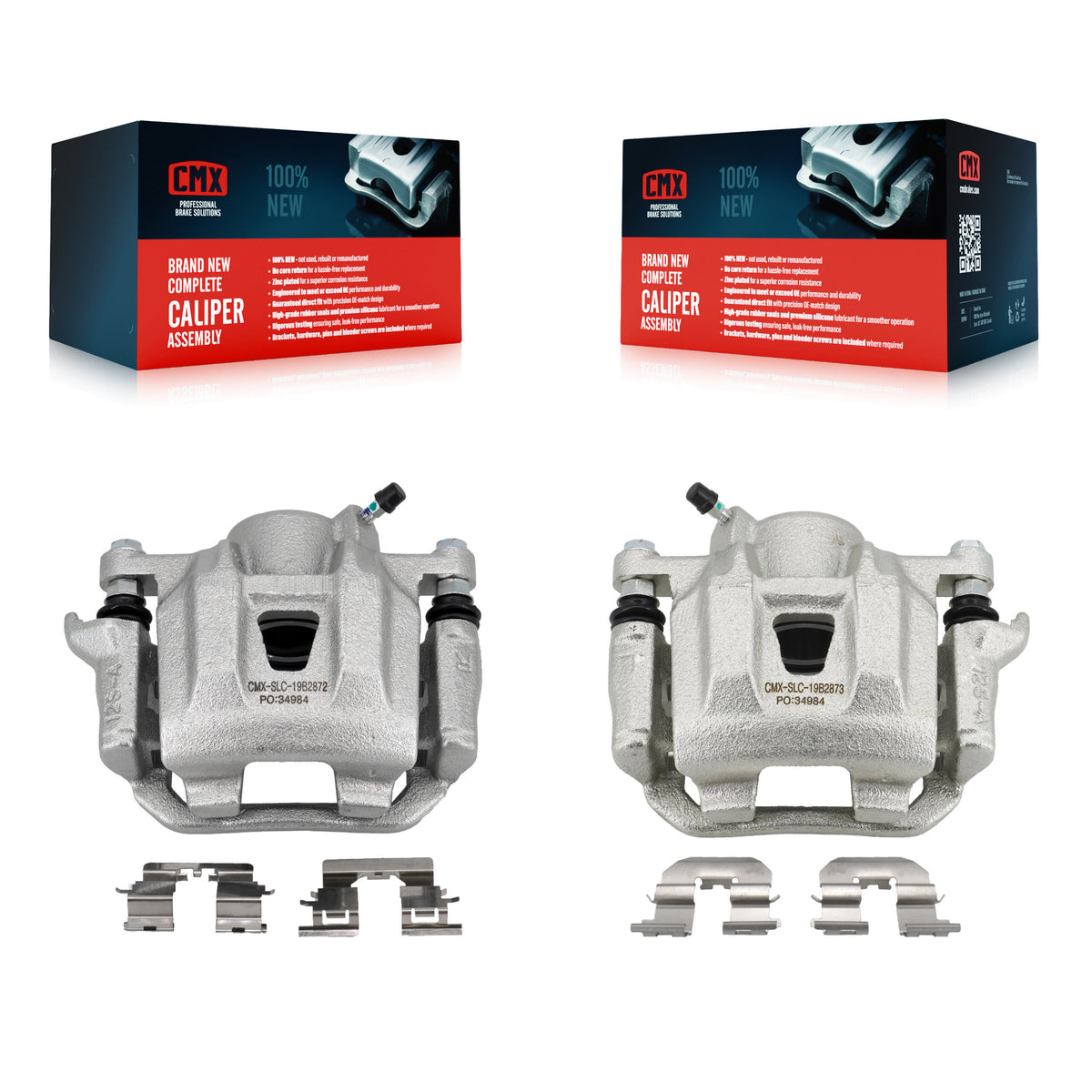 Rear Brake Caliper Left Right Side (Driver Passenger) Kit For 2004-2010 Toyota Sienna KBC-100322