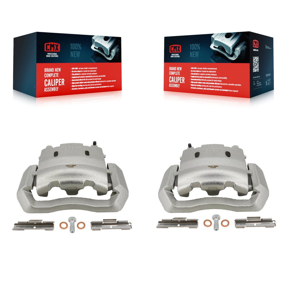 Rear Brake Caliper Left Right Side Kit For Ford E-550 Super Duty F-450 F-550 Econoline KBC-100324
