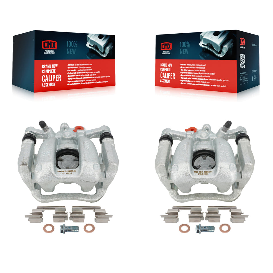 Rear Disc Brake Caliper Assembly Left Right Side (Driver Passenger) Kit For Chevrolet Equinox Malibu GMC Terrain KBC-100343