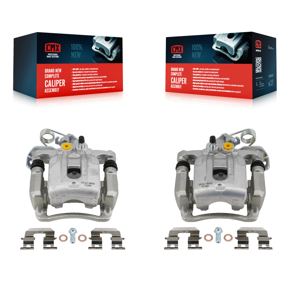Rear Disc Brake Caliper Assembly Left Right Side (Driver Passenger) Kit For Hyundai Elantra Coupe KBC-100345