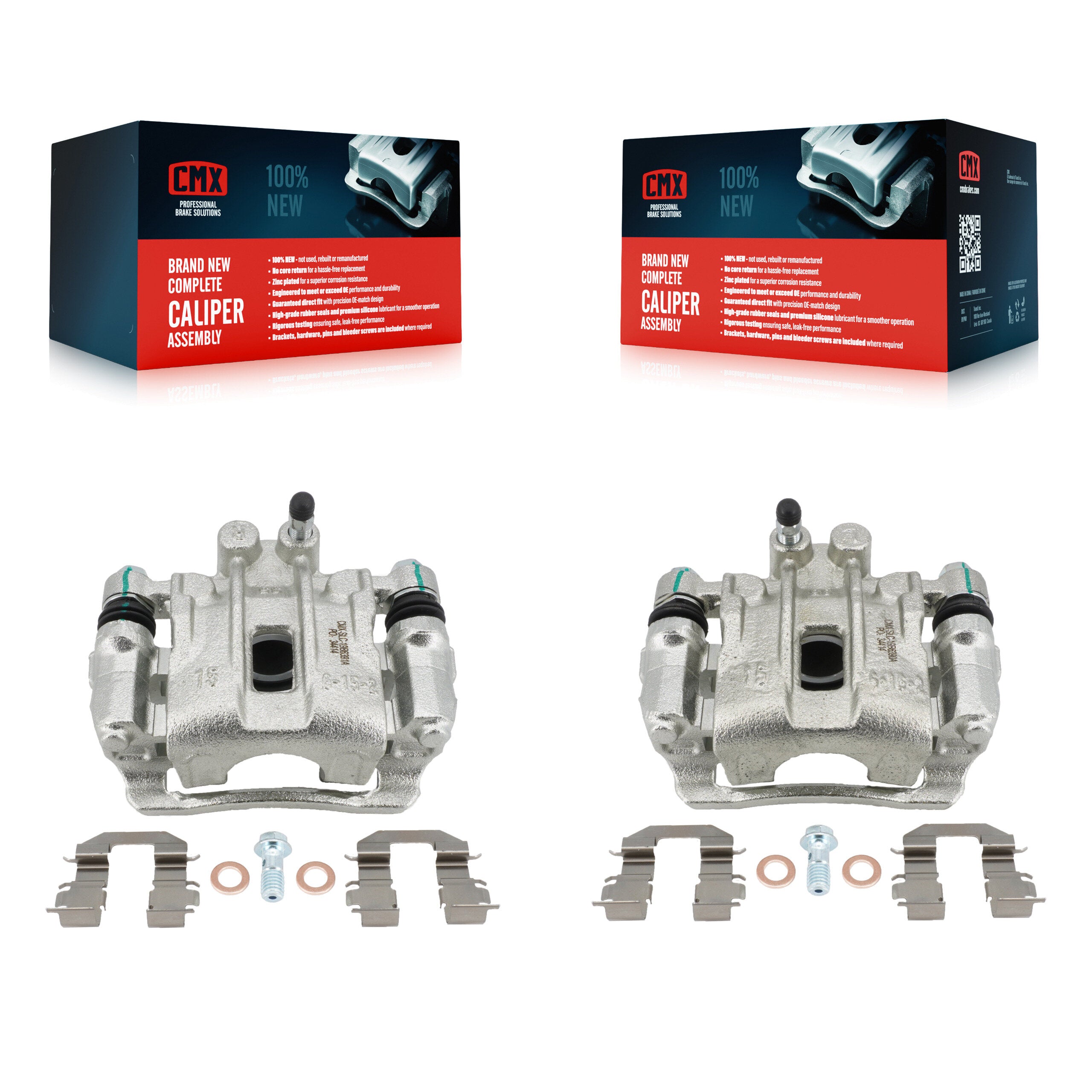 Rear Brake Caliper Left Right Kit For Hyundai Sonata Kia Optima With Manual Parking KBC-100352