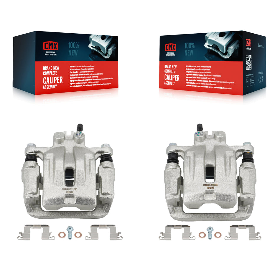 Rear Brake Caliper Left Right (Driver Passenger) Kit For Ford Edge Mazda CX-7 Lincoln MKX KBC-100357