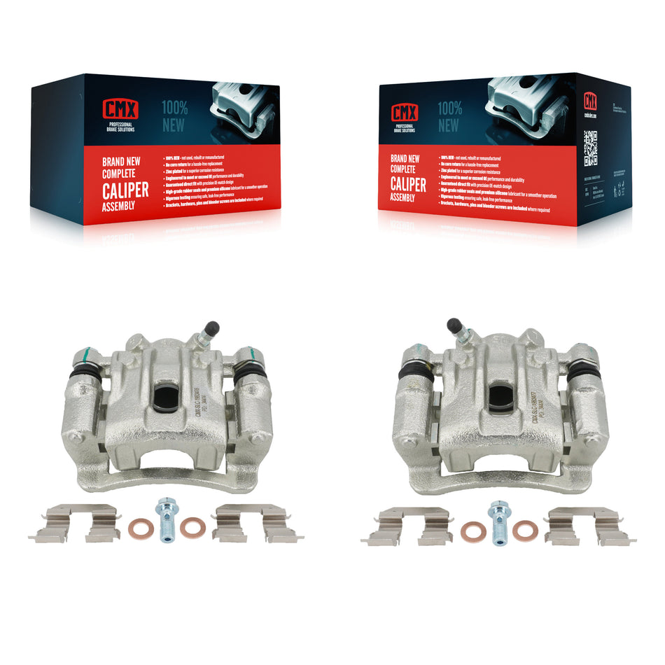 Rear Disc Brake Caliper Assembly Left Right Side (Driver Passenger) Kit For Kia Forte Hyundai Accent Koup Rio Rio5 Forte5 KBC-100359