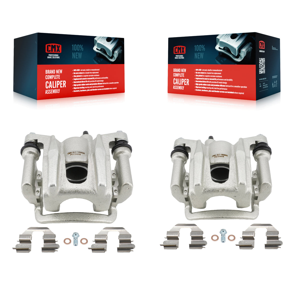Rear Disc Brake Caliper Left Right Side (Driver Passenger) Kit For 2009-2016 Toyota Venza KBC-100375