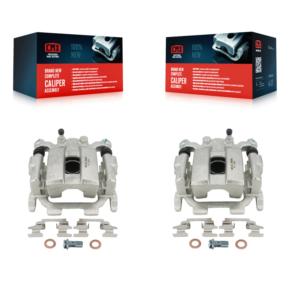 Rear Disc Brake Caliper Assembly Left Right Side (Driver Passenger) Kit For INFINITI QX50 EX35 FX35 QX70 FX37 EX37 KBC-100377