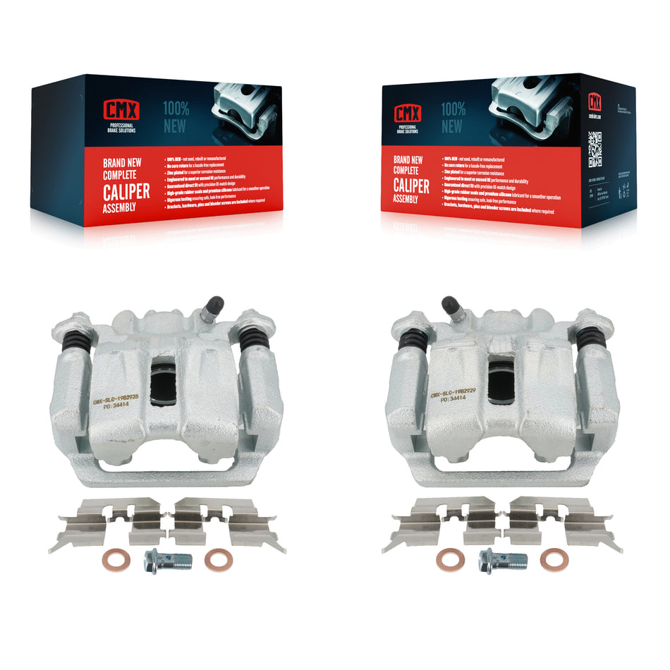 Rear Disc Brake Caliper Assembly Left Right Side (Driver Passenger) Kit For 2005-2010 Honda Odyssey KBC-100379