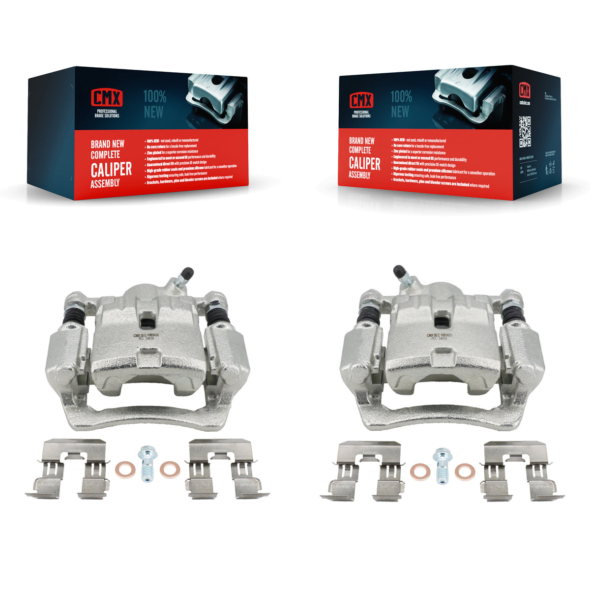Rear Brake Caliper Left Right Side (Driver Passenger) Kit For Subaru Impreza Forester WRX KBC-100396