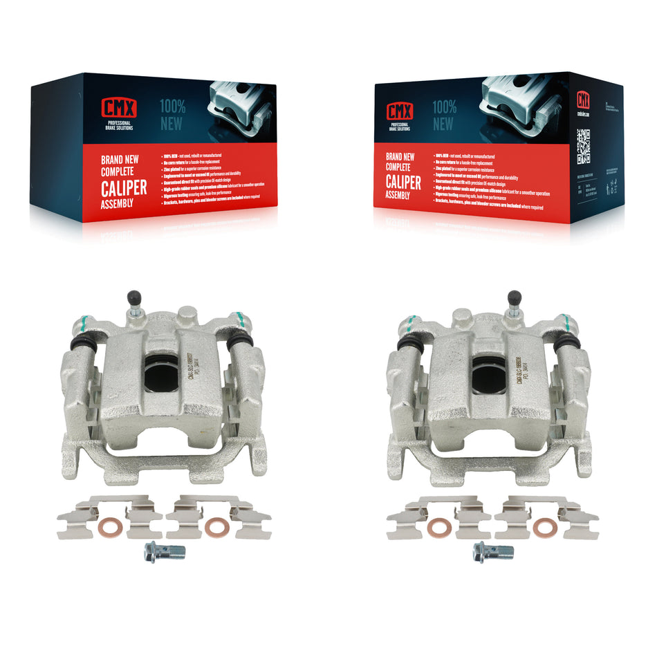 Rear Disc Brake Caliper Assembly Left Right Side (Driver Passenger) Kit For Nissan INFINITI Murano Pathfinder QX60 Q50 G37 Quest 370Z JX35 M37 Q60 G25 Q70 Q70L Q40 M35 M56 M35h M45 KBC-100399