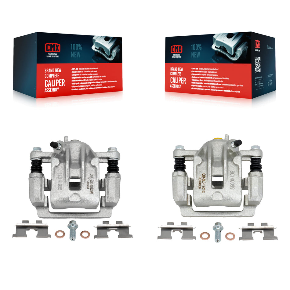 Rear Disc Brake Caliper Assembly Left Right Side (Driver Passenger) Kit For Kia Sportage Hyundai Tucson KBC-100400