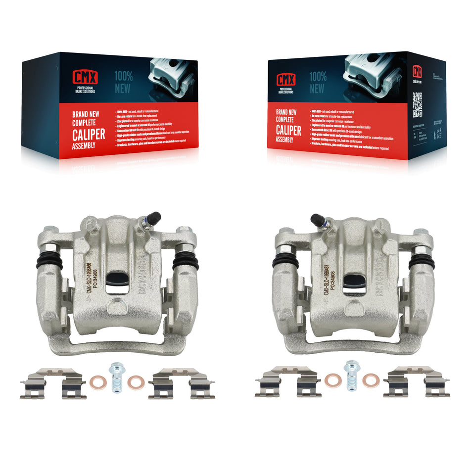 Rear Brake Caliper Left Right Side (Driver Passenger) Kit For Kia Optima Hyundai Azera KBC-100408