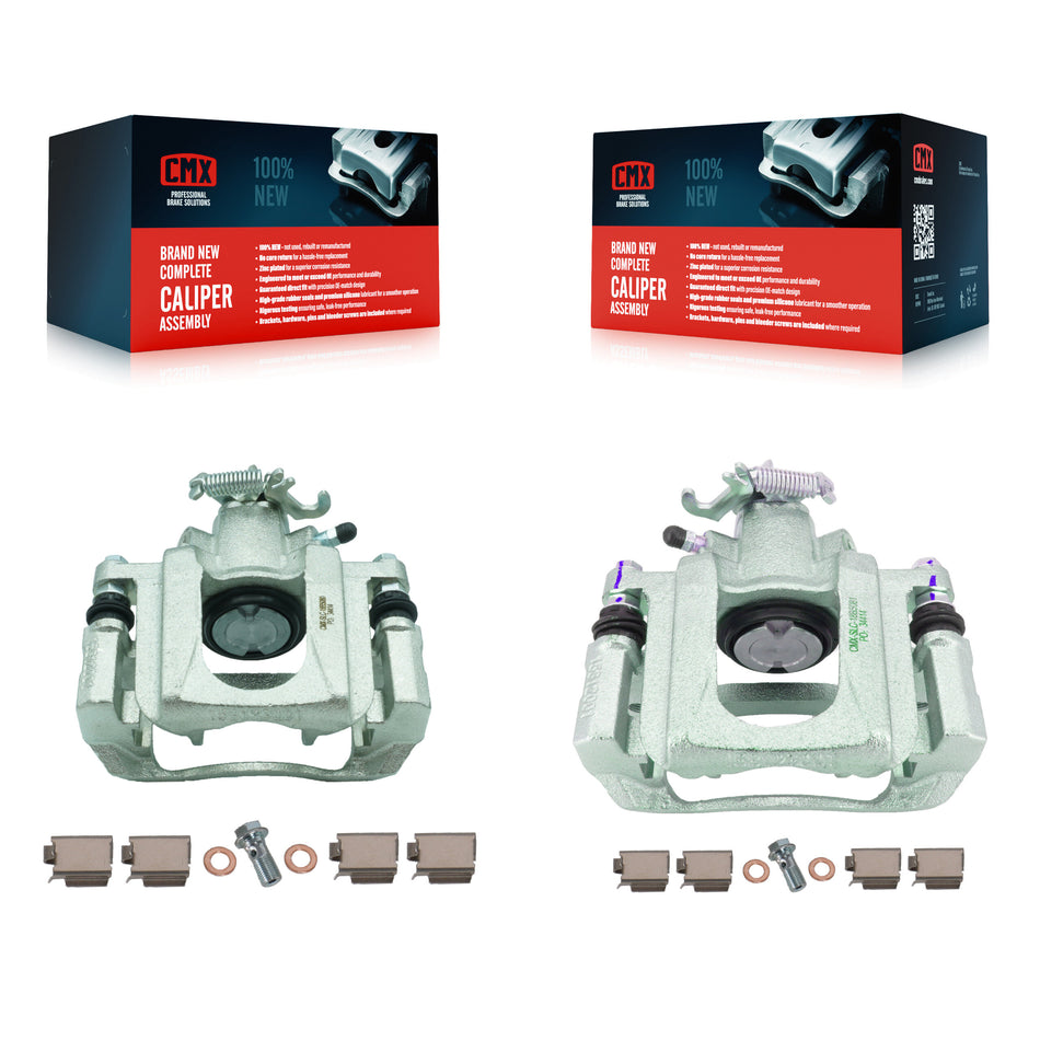 Rear Disc Brake Caliper Assembly Left Right Side (Driver Passenger) Kit For Dodge Grand Caravan Chrysler Town & Country Volkswagen Routan Ram C/V KBC-100410