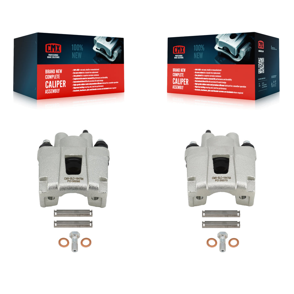 Rear Disc Brake Caliper Assembly Left Right Side (Driver Passenger) Kit For Ford Explorer Jeep Liberty Wrangler Sport Trac Mercury Mountaineer Lincoln Aviator TJ KBC-100414