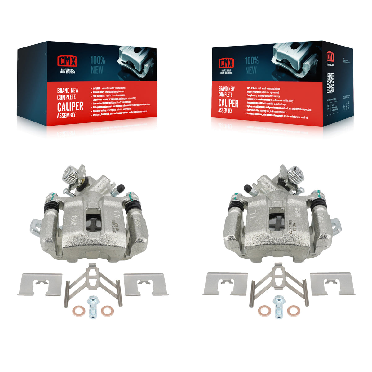 Rear Brake Caliper Left Right Side (Driver Passenger) Kit For Honda Civic Acura EL RSX KBC-100431