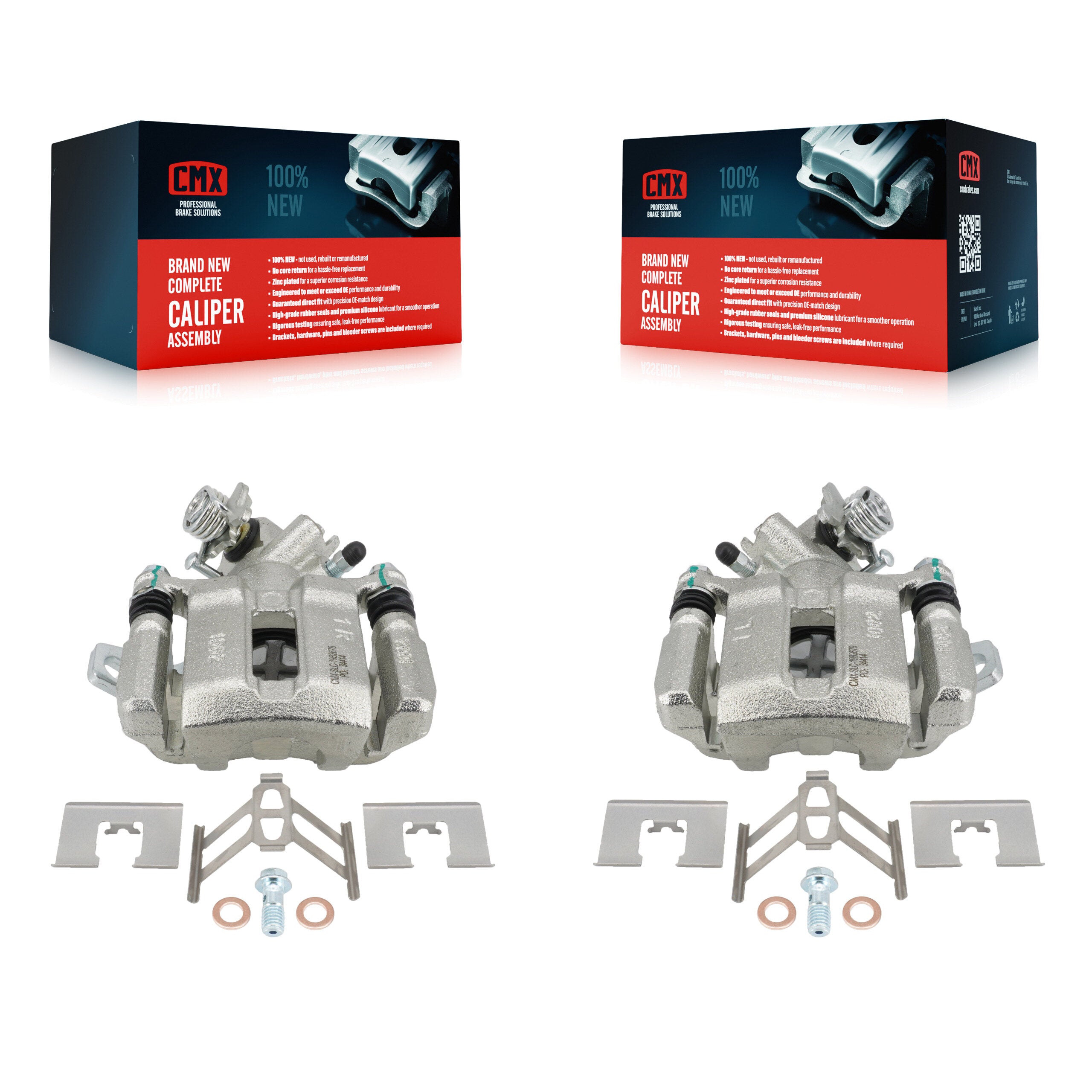 Rear Brake Caliper Left Right Side (Driver Passenger) Kit For Honda Civic Acura EL RSX KBC-100431
