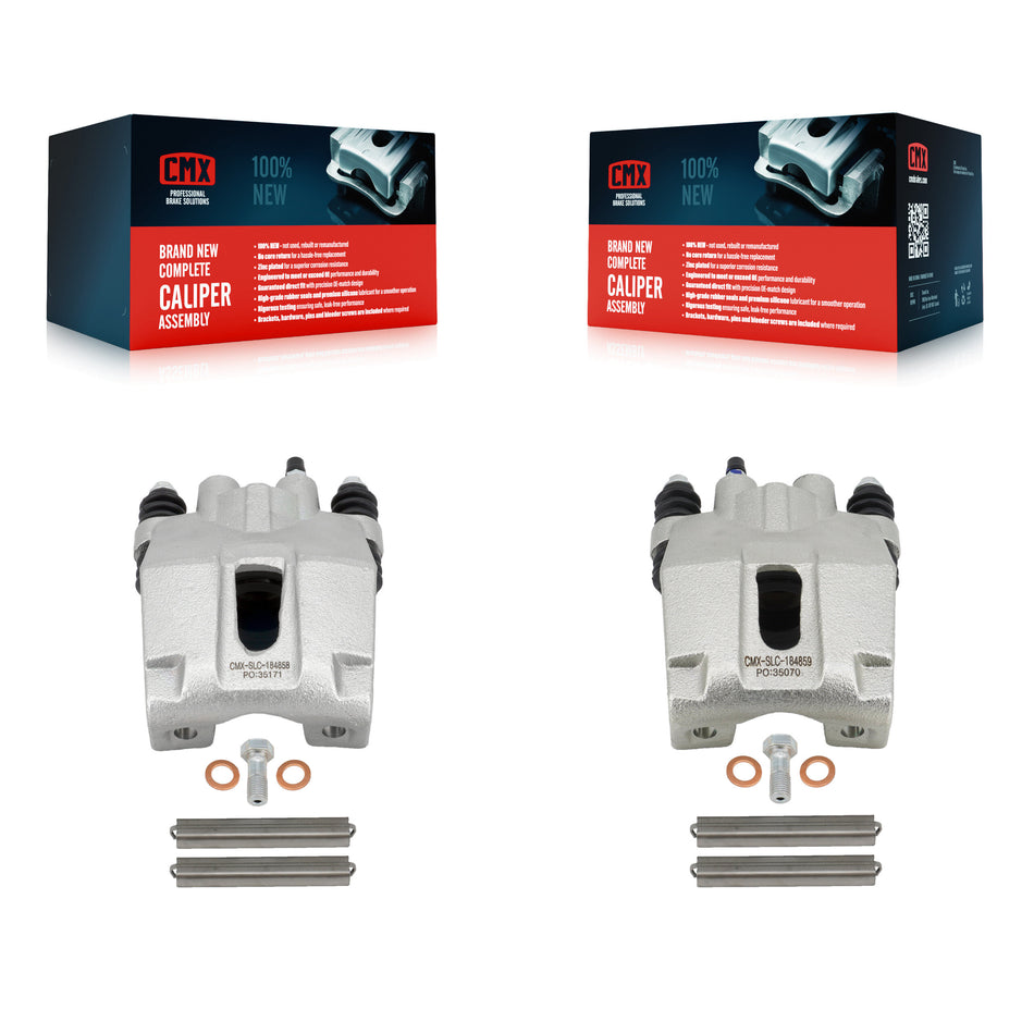 Rear Disc Brake Caliper Assembly Left Right Side (Driver Passenger) Kit For Ford F-150 Lincoln Mark LT KBC-100442