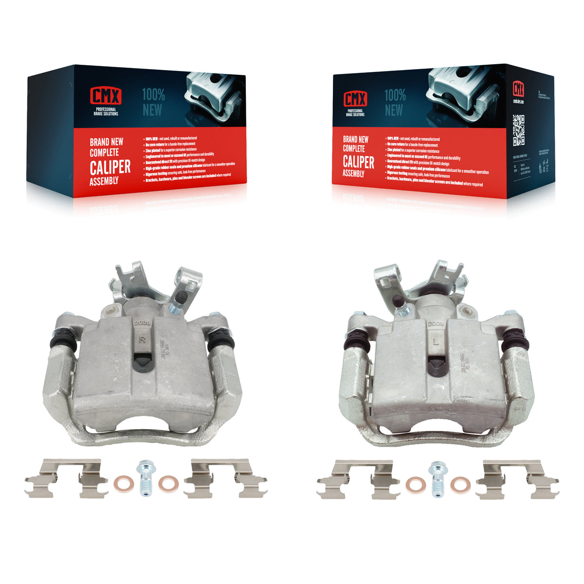 Rear Brake Caliper Kit For Chevrolet Malibu Pontiac Cobalt G5 G6 Saturn Ion HHR Pursuit KBC-100448
