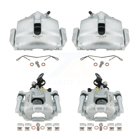 Front Rear Disc Brake Caliper Assembly Left Right Side (Driver Passenger) Kit For Volkswagen Jetta Beetle GTI Eos Audi A3 Golf Quattro KBC-100454 by CMX