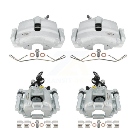 Front Rear Disc Brake Caliper Assembly Left Right Side (Driver Passenger) Kit For Volkswagen Jetta Beetle Golf KBC-100457 by CMX