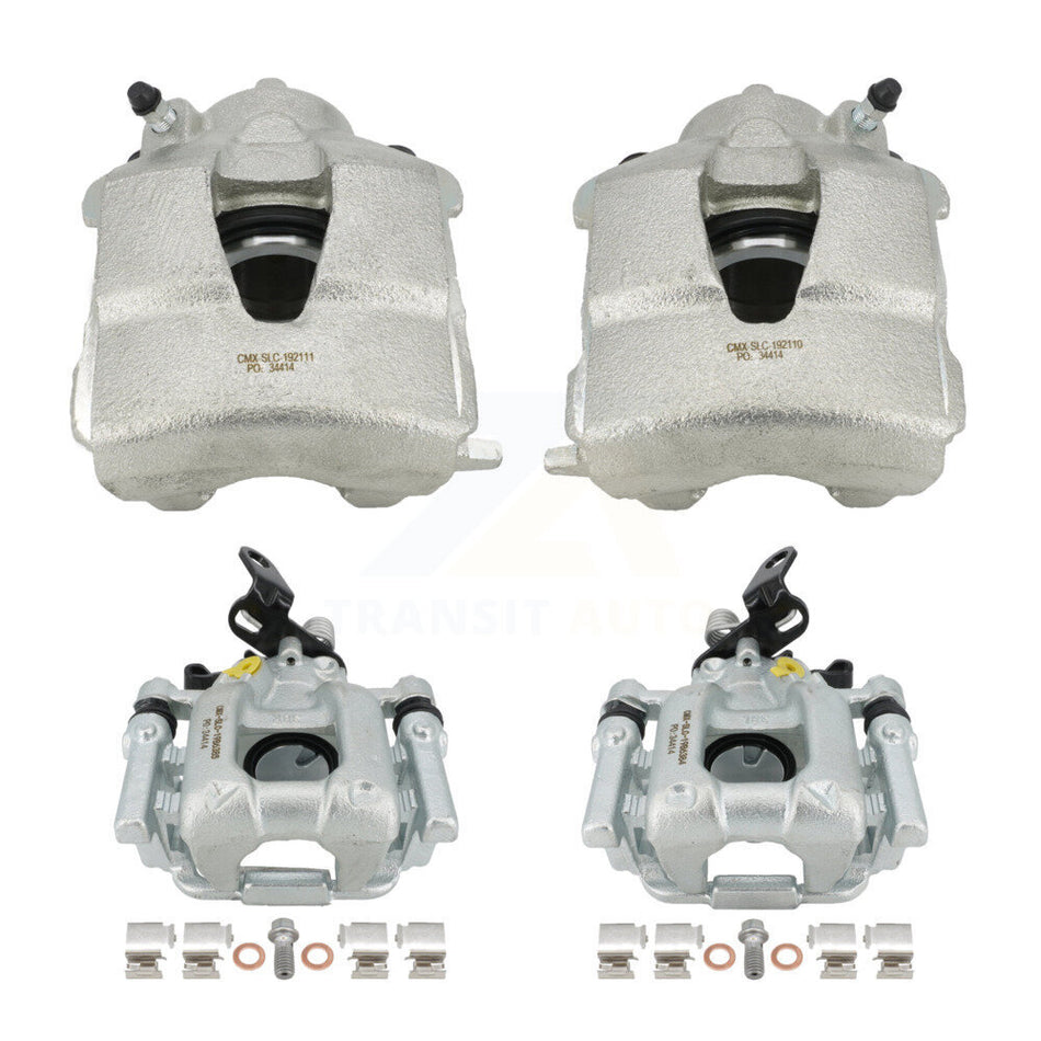 Front Rear Disc Brake Caliper Assembly Left Right Side (Driver Passenger) Kit For Volkswagen Jetta KBC-100458