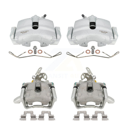 Front Rear Disc Brake Caliper Assembly Left Right Side (Driver Passenger) Kit For Volkswagen Jetta Rabbit Golf KBC-100464 by CMX