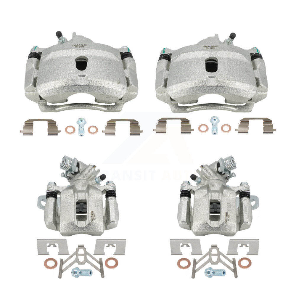 Front Rear Disc Brake Caliper Left Right Side (Driver Passenger) Kit For Honda Civic KBC-100469