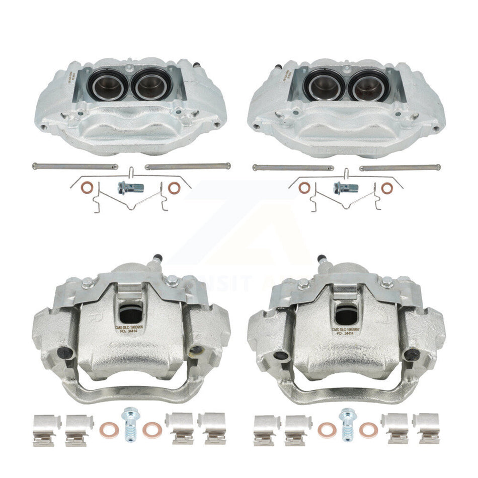 Front Rear Disc Brake Caliper Assembly Left Right Side (Driver Passenger) Kit For Lexus LX570 Toyota Land Cruiser KBC-100476