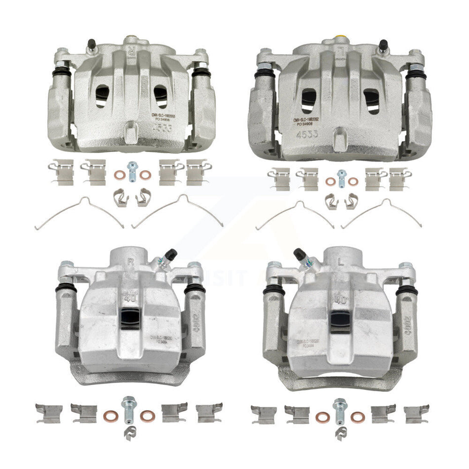 Front Rear Brake Caliper Left Right Side (Driver Passenger) Kit For Lexus RX350 RX450h KBC-100481