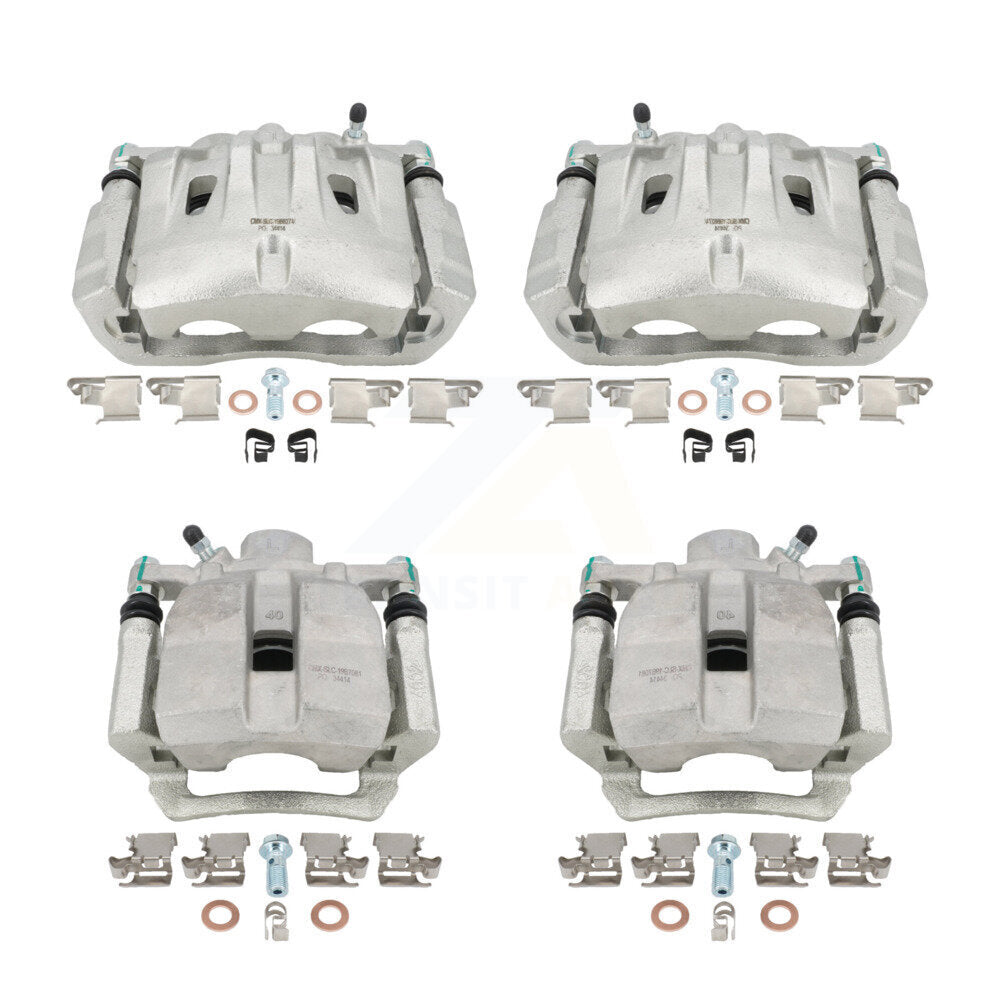 Front Rear Disc Brake Caliper Assembly Left Right Side (Driver Passenger) Kit For Toyota Highlander Sienna Lexus RX350 KBC-100484 by CMX