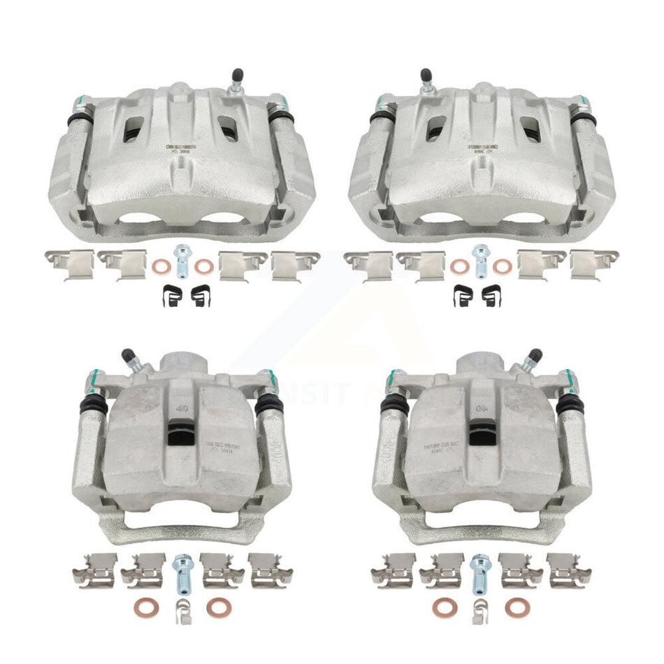 Front Rear Disc Brake Caliper Assembly Left Right Side (Driver Passenger) Kit For Toyota Highlander Sienna Lexus RX350 KBC-100484 by CMX