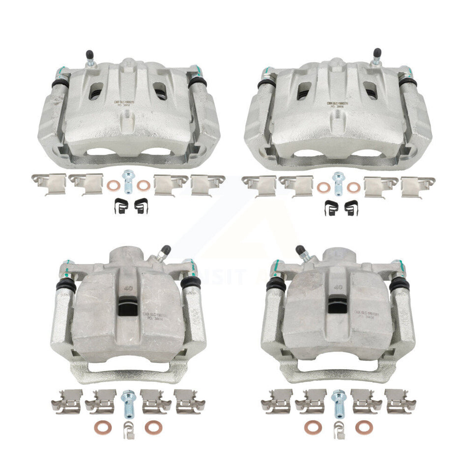 Front Rear Disc Brake Caliper Assembly Left Right Side (Driver Passenger) Kit For Toyota Highlander Sienna Lexus RX350 KBC-100484