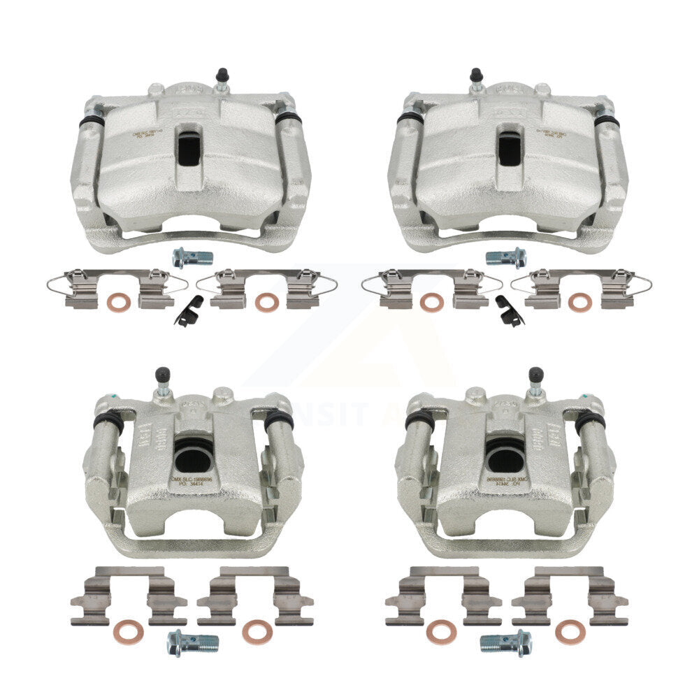 Front Rear Disc Brake Caliper Assembly Left Right Side (Driver Passenger) Kit For Nissan Rogue Sport KBC-100490 by CMX