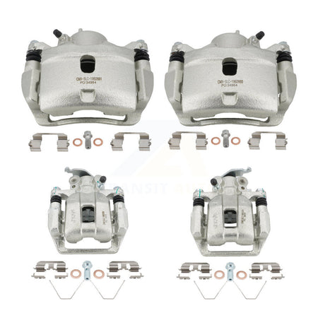 Front Rear Disc Brake Caliper Left Right Side (Driver Passenger) Kit For Honda Accord KBC-100499