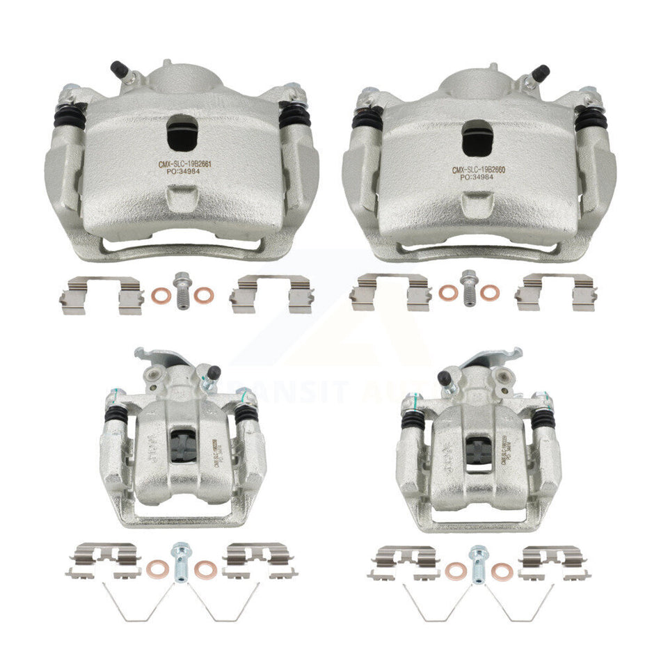 Front Rear Disc Brake Caliper Left Right Side (Driver Passenger) Kit For Honda Accord KBC-100499