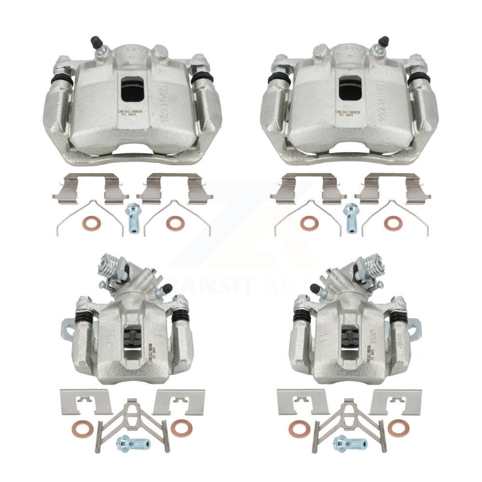 Front Rear Brake Caliper Left Right (Driver Passenger) Kit For 2013-2015 Acura ILX 1.5L KBC-100503