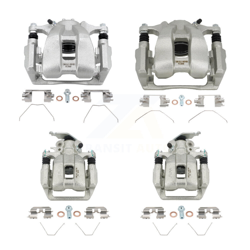 Front Rear Disc Brake Caliper Left Right Side (Driver Passenger) Kit For Honda Accord KBC-100506