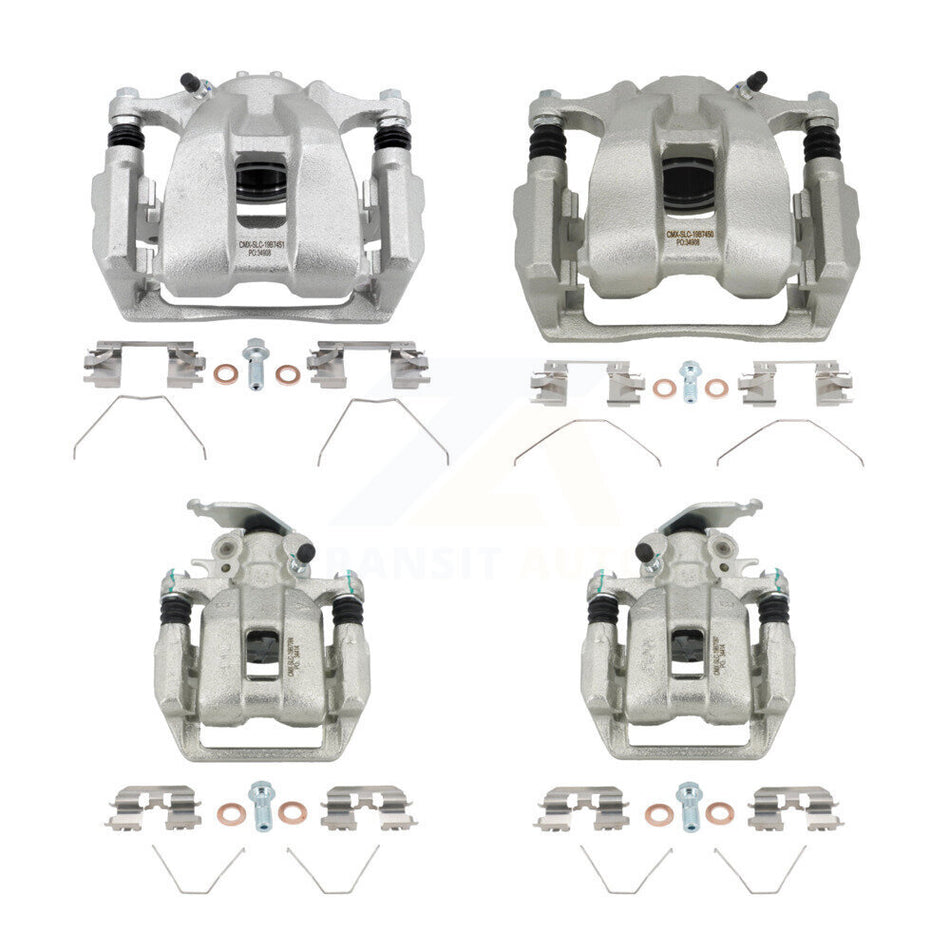 Front Rear Disc Brake Caliper Left Right Side (Driver Passenger) Kit For Honda Accord KBC-100506