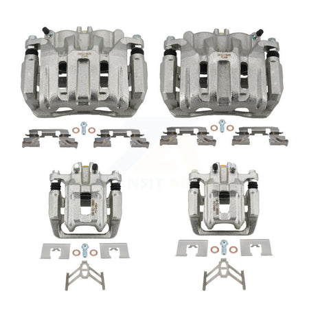 Front Rear Brake Caliper Left Right Side (Driver Passenger) Kit For Honda CR-V Crosstour KBC-100511
