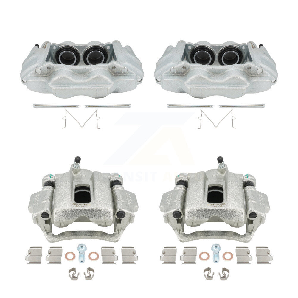 Front Rear Disc Brake Caliper Assembly Left Right Side (Driver Passenger) Kit For 2003-2009 Lexus GX470 KBC-100512 by CMX