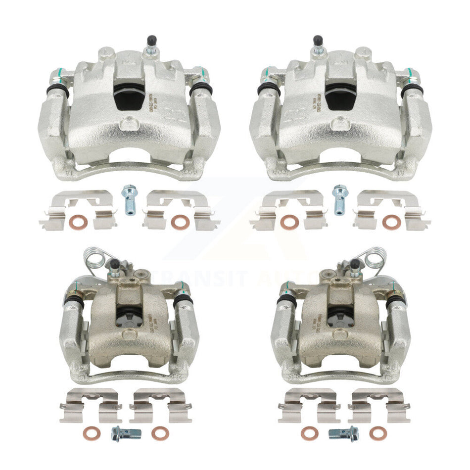 Front Rear Disc Brake Caliper Assembly Left Right Side (Driver Passenger) Kit For 2012-2017 Kia Rio KBC-100528 by CMX