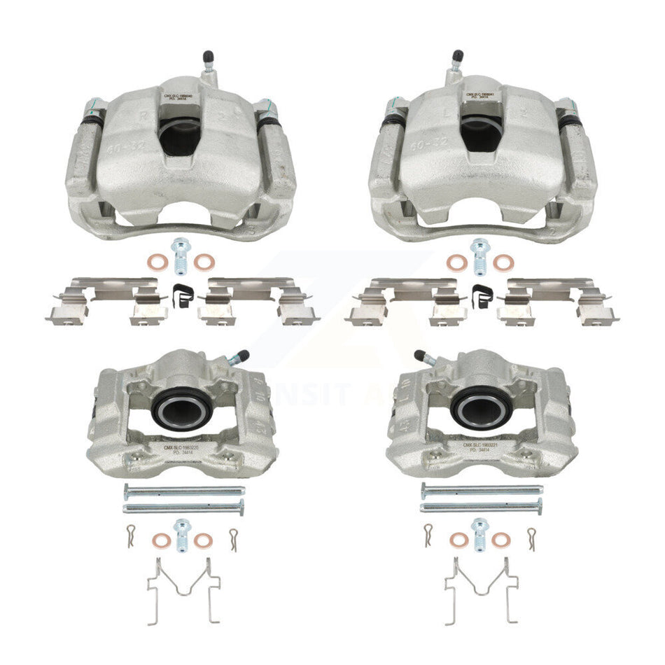 Front Rear Brake Caliper Left Right Side Kit For 2009 Lexus IS250 With Casting # 60-32 KBC-100531