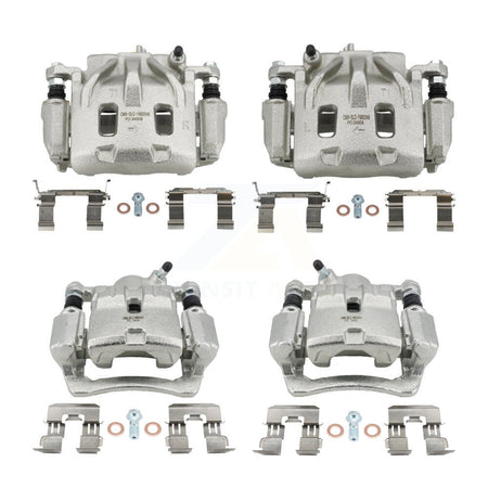Front Rear Disc Brake Caliper Left Right Side (Driver Passenger) Kit For Subaru WRX KBC-100533