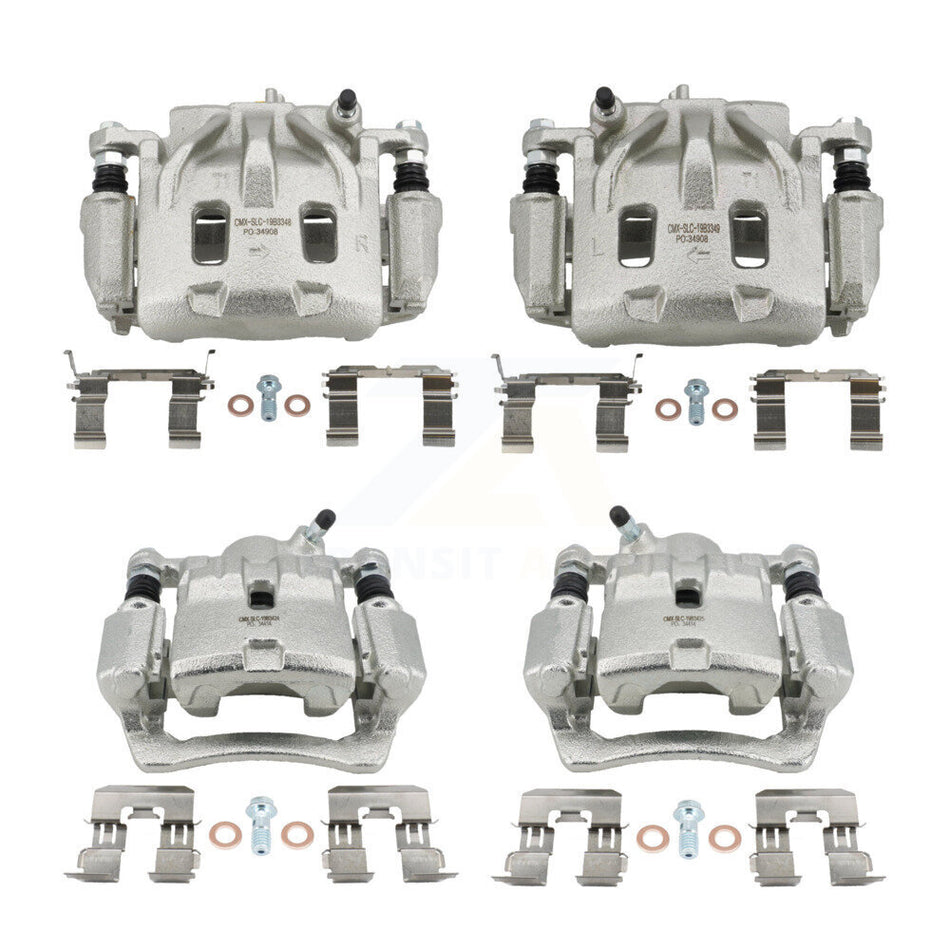 Front Rear Disc Brake Caliper Left Right Side (Driver Passenger) Kit For Subaru WRX KBC-100533