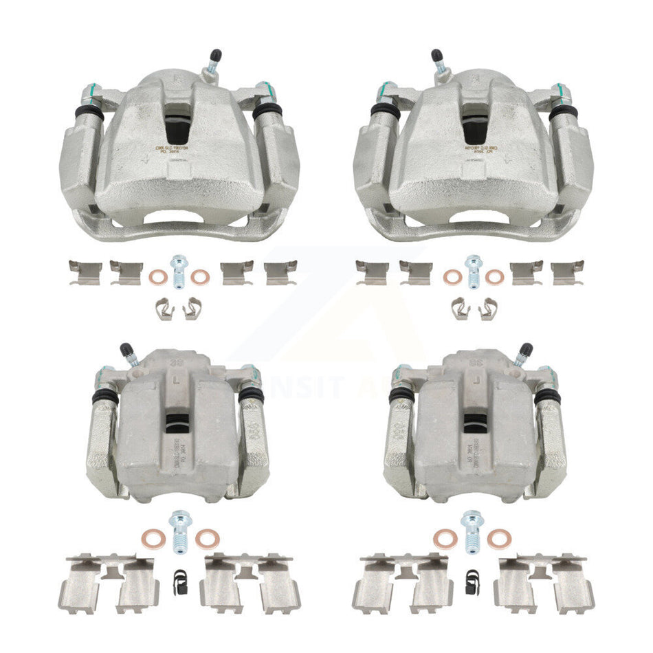 Front Rear Disc Brake Caliper Assembly Left Right Side (Driver Passenger) Kit For Toyota RAV4 KBC-100547 by CMX